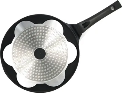 Produktbild von KAMILLE Pfanne RAYA Pfannkuchenpfanne 26 cm Induktion Antihaft-Pfanne Crepsespfannen Smileys