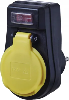 Zdjęcie produktu dla Gniazdo zewnętrzne z uziemieniem i wyłącznikiem 2P+Z 16A