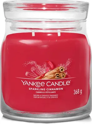 Obrázek produktu pro Yankee Candle Sparkling Cinnamon, Válec, Červená, 1 kusů