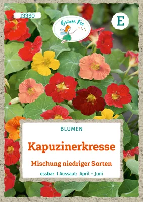 Produktbild von Grüne Fee - Kapuzinerkresse Mischung niedriger Sorten Samen - 13350