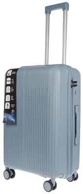 Produktbild von Großer L Koffer Herren Damen Volumen 70 Liter Reisekoffer Hartschalenkoffer Reisen Zahlenschloss Grau