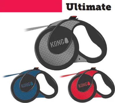 Produktbild von Kong Rollleine Ultimate 5m bis 70 kg div. Farben, Farbe:rot, Größe:5m bis 70 kg
