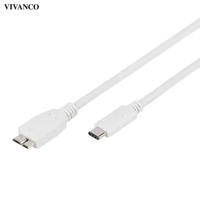Produktbild von ViVanco™cable USB-C - microUSB 3.0 1m (45275)