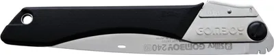 A folded saw is shown on a white background.