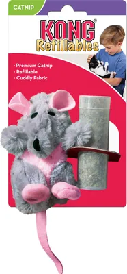 Produktbild von KONG Katzenspielzeug KONG Refillables Catnip Ratte 10 cm