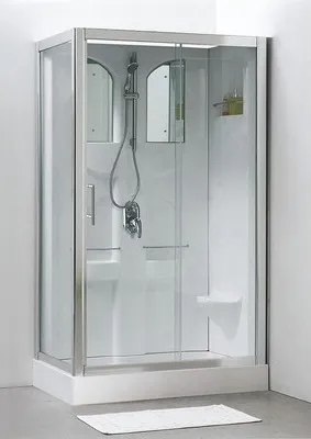 Produktbild von Komplettdusche SCHULTE Malta Express Plus 80 x 120 x 210 cm alpinweiß