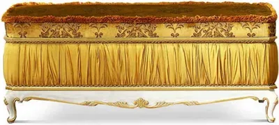 Produktbild von Casa Padrino Luxus Barock Sitzbank 125,5 cm - Barock Möbel -  Italy