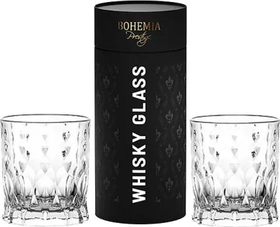 Immagine prodotto di sklen. 340ml, 2ks, BOHEMIA PR. CONTE, whisky, DB_EXTPLASTIMEX