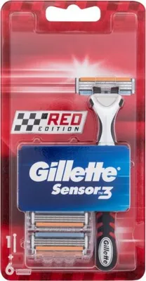 Immagine prodotto di Rasoio Sensor3 Red Edition per uomo 1 - Gillette