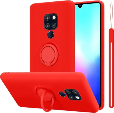 Produktbild von Cadorabo Hülle für Huawei MATE 20 Schutz Hülle in Rot Handyhülle TPU Etui Case Cover