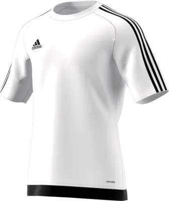 Produktbild von adidas Estro 15 - Kinder kurzarm Trikot T-Shirt - S16146 weiß, Größe:128, Farbe:S16146 weiß