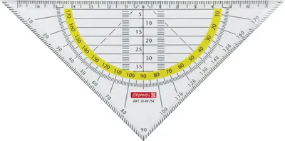 Obrázek produktu pro 10X BRUNNEN 1049754 Geometrie-Dreieck 16cm klar