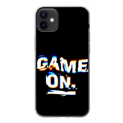 Produktbild von MuchoWow® Handyhülle Schutzhülle Hülle für iPhone 12 mini Spiele - Spiel - Zitat Silikon Softcase Handy Hülle - Bild