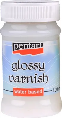 A product shot of a bottle of PENTART Glossy Varnish.