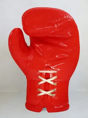 Produktbild von Casa Padrino XXL Deko Boxhandschuh Rot / Gold H. 120 cm - Wohnzimmer & Büro Deko