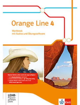 Produktbild von Orange Line 4. Workbook mit Audios und Übungssoftware. Erweiterungkurs. Klasse 8. Ausgabe 2014
