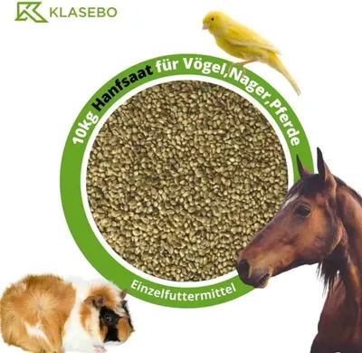 Zdjęcie produktu dla Nasiona konopi 10kg dla ptaków, gryzoni i koni
