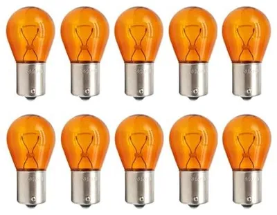 Zdjęcie produktu dla Żarówka kierunkowskazu PY21W BAU15S 12V pomarańczowa do samochodu