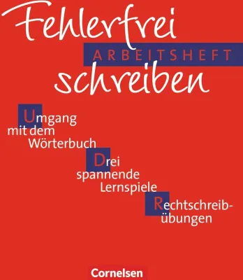 Produktbild von Fehlerfrei schreiben. Arbeitsheft 5. - 7. Schuljahr