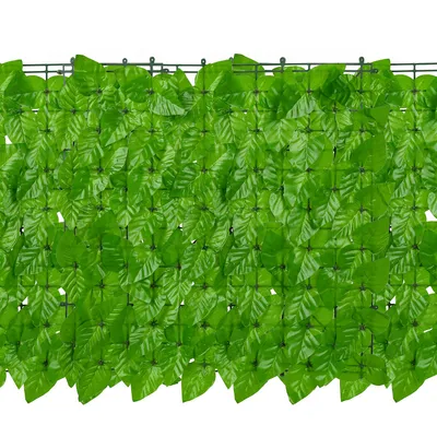Produktbild von SWANEW Sichtschutzhecke Windschutz 1*3M Efeu Sichtschutz Balkonverkleidung Blätterzaun,Apfelblatt