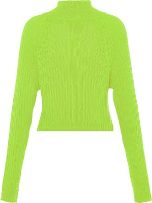 Zdjęcie produktu dla Sweter damski LIBBI – limonkowy, M/L