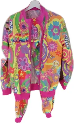Image de Survêtement de fête "Hippie Groovy" pour adultes Taille : M