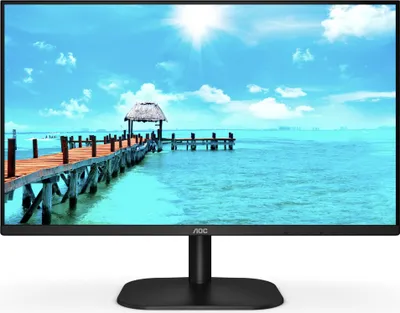 Produktbild von AOC 27B2QAM - LED-Monitor - 68.6 cm (27") - 1920 x 1080 Full HD (1080p) @ 75 Hz - MVA - 250 cd/m² - 4 ms - HDMI, VGA, DisplayPort - Lautsprecher - Schwarz