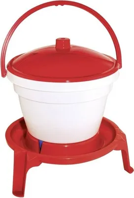 Zdjęcie produktu dla Wiadro do pojenia drobiu, 12 l, na nóżkach, Novital