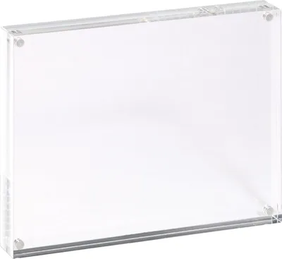 Produktbild von Bilderhalter Acryl 7,5x5x2cm glasklar Packung mit 12 Stück