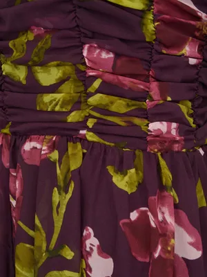 Produktbild von Orsay Lila Damen-Midikleid mit Blumenmuster 34