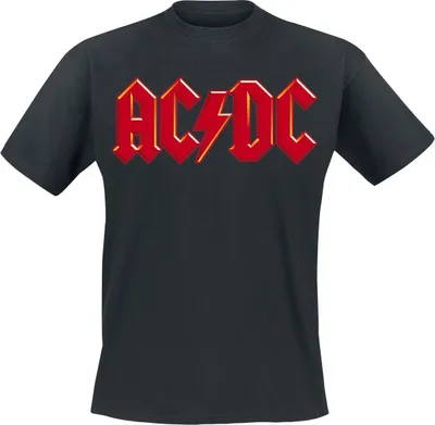 Produktbild von AC/DC T-Shirt Herren Red Logo schwarz L