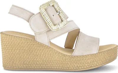 Produktbild von Gabor 4.771.12_8, Sandaletten in Beige für Damen, Größe 42