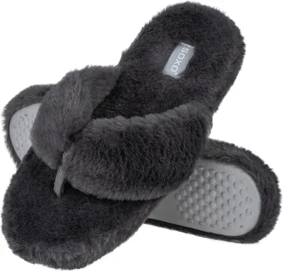 Produktbild von Damen-Slipper mit Futter von SOXO - Größe 37-38 - Warme Hausschuhe - Pantoffeln - Geschenk für Mama - Geburtstagsgeschenk