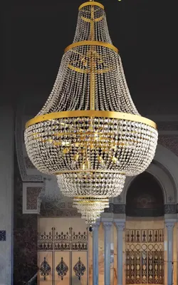 Zdjęcie produktu dla Lampa wisząca żyrandol lampa kryształowa lampa sufitowa lampy 100x245