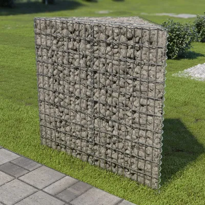 Obrázok produktu pre Maison Exclusive - Gabiónový vyvýšený záhon, pozinkovaná oceľ 75x75x100 cm