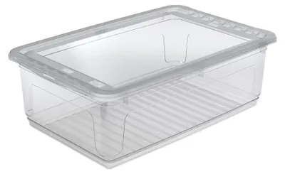 Produktbild von Keeeper Aufbewahrungsbox transparent 30 Liter - stabile Kunststoffbox