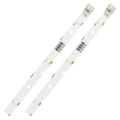2 LED-Kühlschranklichtleisten 16x1 cm DC12V 2W