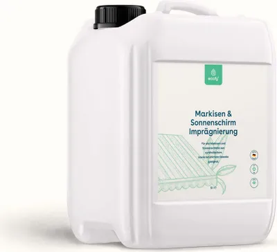 Zdjęcie produktu dla eco:fy Spray do impregnacji markiz i osłon przeciwsłonecznych Ochrona żagli przeciwsłonecznych przed wilgocią i brudem Odporność na promieniowanie UV
