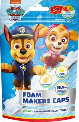 Produktbild von KIDS Paw Patrol Schaumbad-Packung - Erdbeere, Limette, Pomelo 6 x 16 g