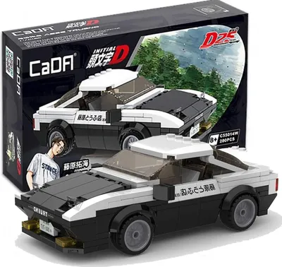 Obrázek produktu pro Stavebnice CaDa - Závodní vůz Auto Toyota AE86 Trueno 280 dílků 16cm.