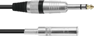 Immagine prodotto di Prolunga jack OMNITRONIC 6,3 stereo 3m bw