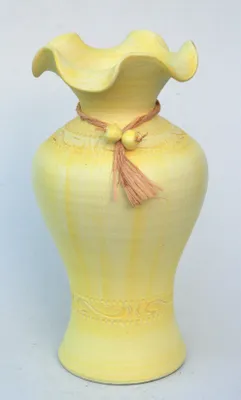 Produktbild von BODENVASE "KLASSIK I"- ca.40 CM Zitronen Gelb