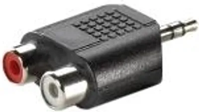 Image de VALUE Adaptateur 3,5mm (ST) vers RCA (2x BU)