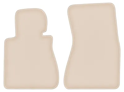 Produktbild von DURBAN Beige Velours-Fußmatten vorne für BMW 7 E66 Limousine Lang (2001-2008)