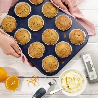 Produktbild von Zyliss E980200, Cupcake-/Muffin-Cups, Rechteckig, Flache Oberfläche, 1 Stück(e)