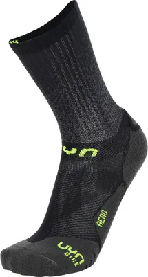 Produktbild von UYN Aero Fahrradsocken Herren black/lime 35-38
