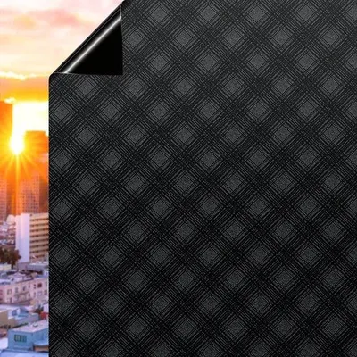 Obrázek produktu pro Famanu fólie na ochranu soukromí a proti UV záření - černá okenní fólie, rozměry 90 x 300 cm