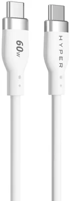 Produktbild von HYPER HyperJuice, 1,5 m, USB C, USB C, USB 2.0, Weiß