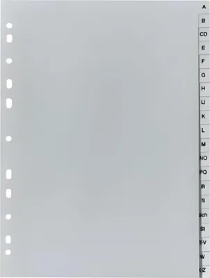 Image de Herlitz Register 20tlg A4 PP A-Z A4