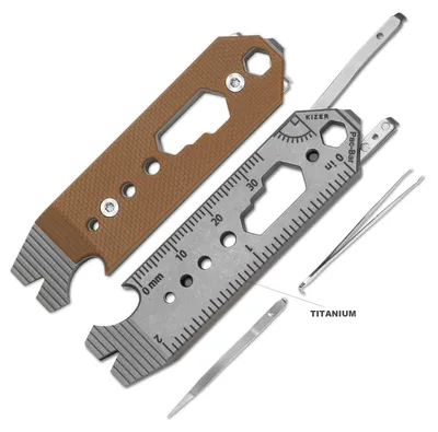Immagine prodotto di Kizer Pac Bar 10-in-1 Titan Multitool marrone